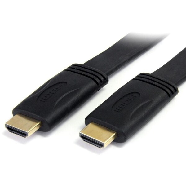 StarTech.com 5m Flat High Speed HDMI Cable with Ethernet - Ultra HD 4k x 2k HDMI Cable - HDMI to HDMI M/M - Flat HDMI Cable - Fi
