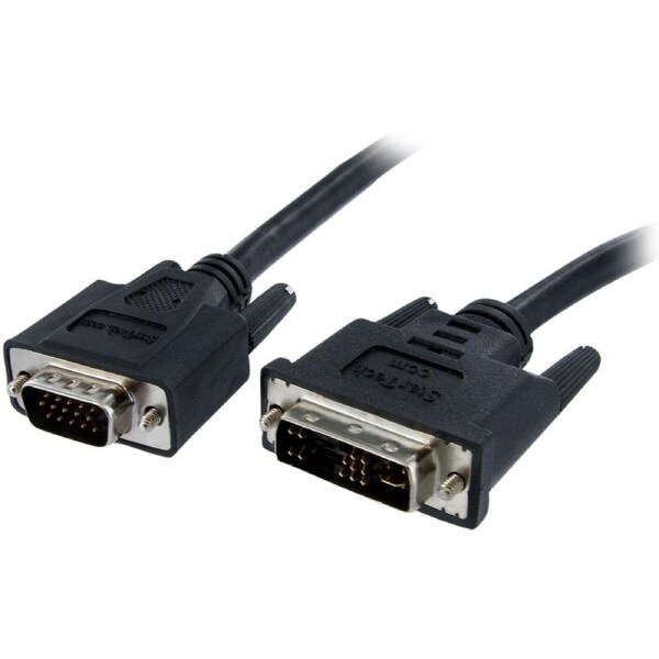 StarTech.com 1m DVI to VGA Display Monitor Cable - DVI to VGA (15 Pin) - 1 Meter DVI-A (m) to VGA (m) Analog Video Cable - First