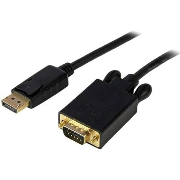 StarTech.com 3ft (1m) DisplayPort to VGA Cable, Active DisplayPort to VGA Adapter Cable, 1080p Video, DP to VGA Monitor Converte
