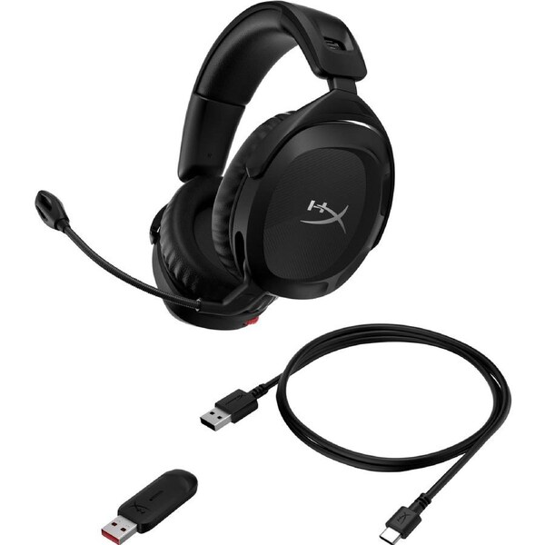 HyperX Cloud Stinger 2 Wireless Over-the-head Gaming Headset - Binaural - Ear-cup - 2000 cm - RF