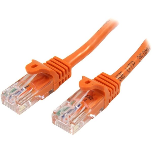 StarTech.com 2 m Orange Cat5e Snagless RJ45 UTP Patch Cable - 2m Patch Cord - First End: 1 x RJ-45 Network - Male - Second End: