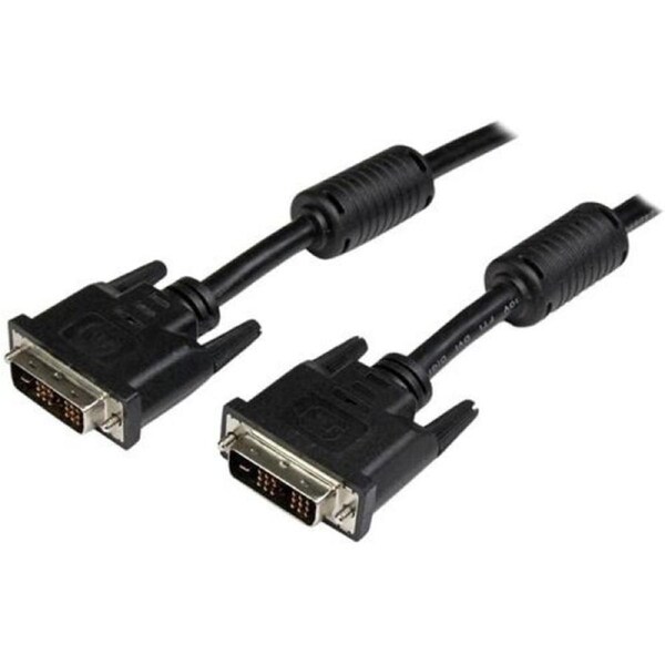StarTech.com 3m DVI-D Single Link Cable - M/M DVI-D Monitor Cable - DVI-D 1920x1200 Cable - Video Monitor Cable M/M - Black 3 me