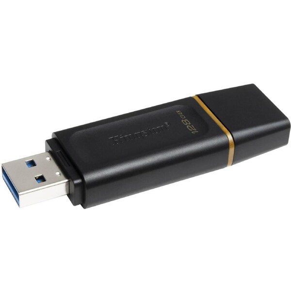Kingston DataTraveler Exodia DTX 128 GB USB 3.2 (Gen 1) Flash Drive - Black, Yellow