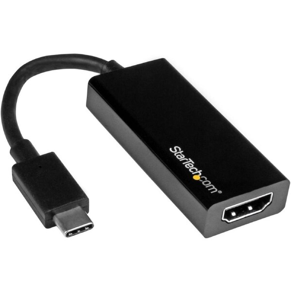 StarTech.com - USB-C to HDMI Adapter - 4K 30Hz - Black - USB Type-C to HDMI Adapter - USB 3.1 - Thunderbolt 3 Compatible - First