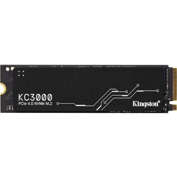 Kingston KC3000 512 GB Solid State Drive - M.2 2280 Internal - PCI Express NVMe (PCI Express NVMe 4.0 x4) - Desktop PC, Notebook Device Supported - -