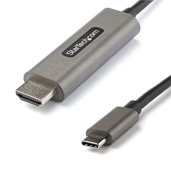 StarTech.com 16ft (5m) USB C to HDMI Cable 4K 60Hz with HDR10, Ultra HD USB Type-C to HDMI 2.0b Video Adapter Cable, DP 1.4 Alt