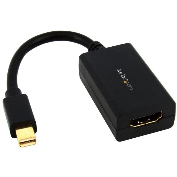 StarTech.com Mini DisplayPort to HDMI Adapter, Mini DP to HDMI Video Converter for Monitor/Display, 1080p, Passive mDP 1.2 to HD