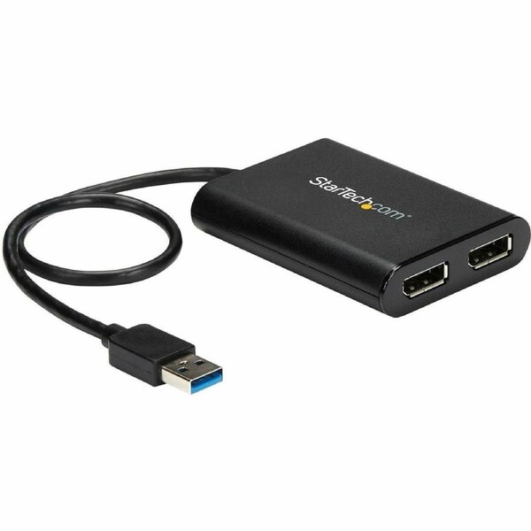 StarTech.com USB to Dual Monitor DisplayPort Adapter - 4K 60Hz - USB 3.0 5Gbps - DisplayLink Cert. - Limited stock, similar item