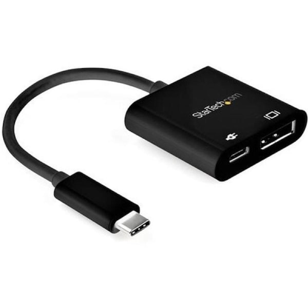 StarTech.com USB C to DisplayPort Adapter with 60W Power Delivery Pass-Through - 8K/4K USB Type-C to DP 1.4 Video Converter w/ C