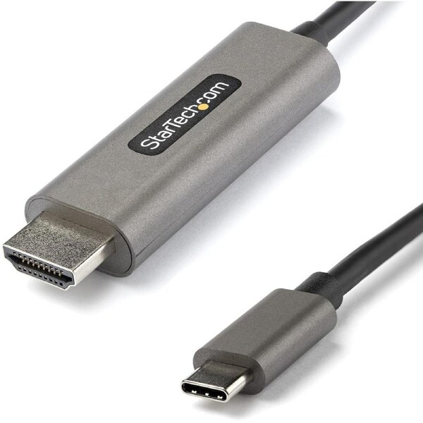 StarTech.com 13ft (4m) USB C to HDMI Cable 4K 60Hz with HDR10, Ultra HD USB Type-C to HDMI 2.0b Video Adapter Cable, DP 1.4 Alt