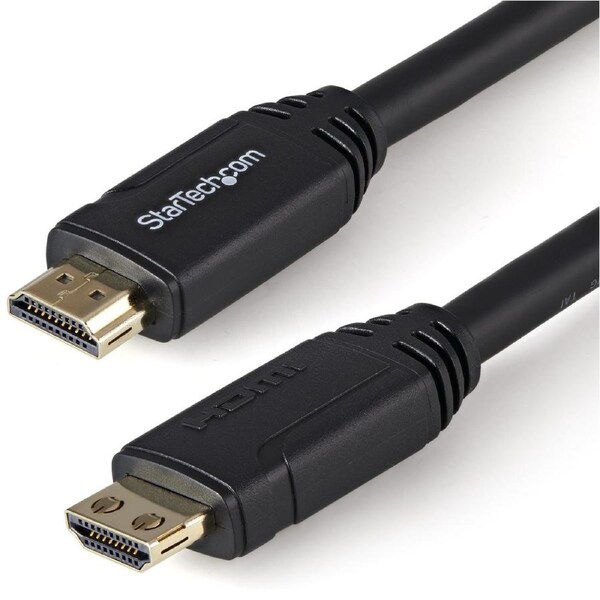StarTech.com 9.8ft 3m HDMI 2.0 Cable, 4K 60Hz Long Premium Certified High Speed HDMI Cable with Ethernet, Ultra HD HDMI Cable Ma