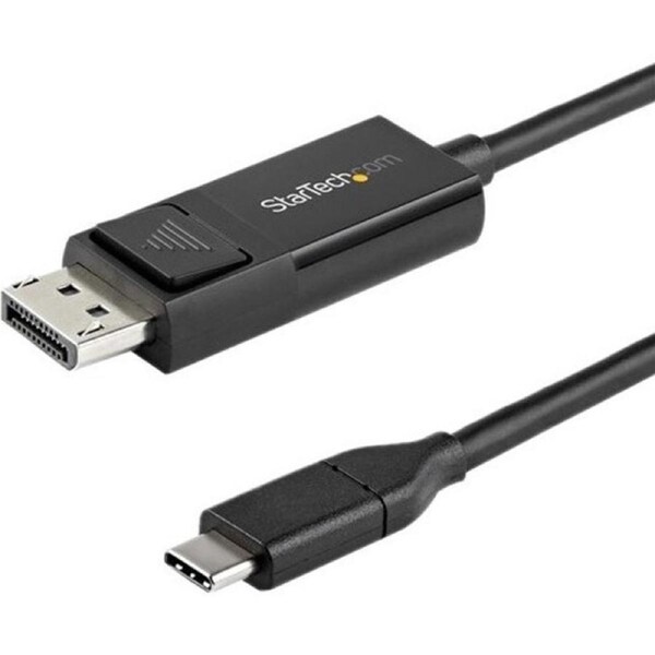 StarTech.com 6ft (2m) USB C to DisplayPort 1.2 Cable 4K 60Hz - Reversible DP to USB-C / USB-C to DP Video Adapter Monitor Cable