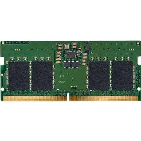 Kingston RAM Module for Notebook - 8 GB - DDR5-5600/PC5-44800 DDR5 SDRAM - 5600 MHz Single-rank Memory - CL46 - 1.10 V - Non-ECC - Unbuffered - -