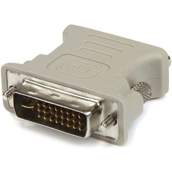 StarTech.com Display adapter - DVI-I (M) - HD-15 (F) - 1 x 15-pin HD-15 Female - 1 x 24-pin DVI-I Video Male - Beige