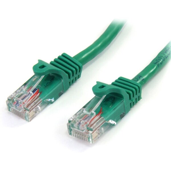 StarTech.com 2 m Green Cat5e Snagless RJ45 UTP Patch Cable - 2m Patch Cord - First End: 1 x RJ-45 Network - Male - Second End: 1