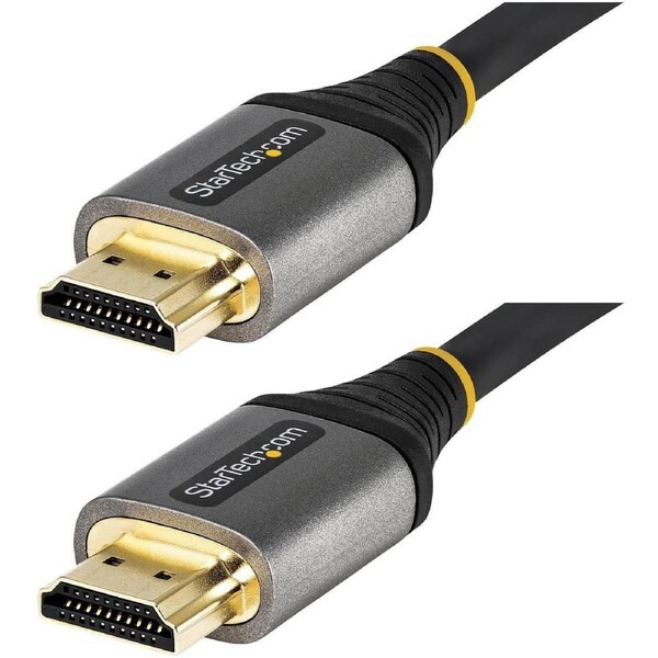 StarTech.com 6ft (2m) Premium Certified HDMI 2.0 Cable, High Speed Ultra HD 4K 60Hz HDMI Cable with Ethernet, HDR10, UHD HDMI Monitor Cord - Cable TV