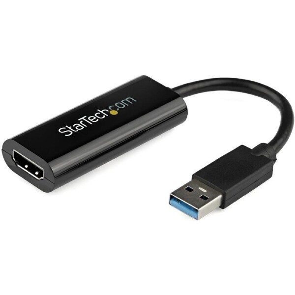StarTech.com USB 3.0 to HDMI Adapter, USB to HDMI Monitor Converter for Windows, 1080P (no support for macOS/ChromeOS/Linux) - T