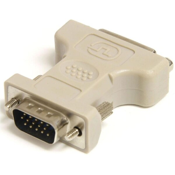 StarTech.com DVI to VGA Cable adapter - DVI-I (F) - HD-15 (M) - 1 x 29-pin DVI-I Video Female - 1 x 15-pin HD-15 VGA Male - Beig