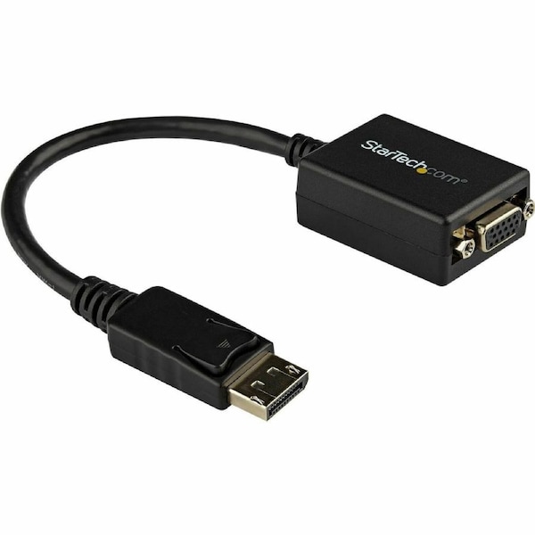 StarTech.com DisplayPort to VGA Adapter, Active DP to VGA Converter, 1080p Video DP to VGA Monitor Adapter Dongle, DisplayPort C