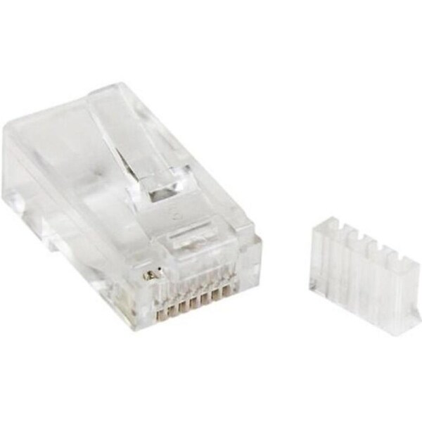 StarTech.com Cat.6 RJ45 Modular Plug for Solid Wire - 50 Pack - Designed to fit all Cat 6 Patch Cables - Cat 6 RJ45 Modular Plug