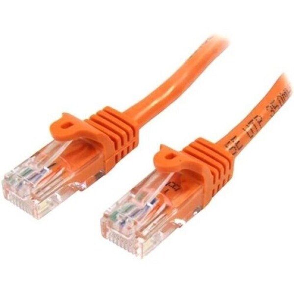 StarTech.com 10m Orange Cat5e Patch Cable with Snagless RJ45 Connectors - Long Ethernet Cable - 10 m Cat 5e UTP Cable - Make Fas