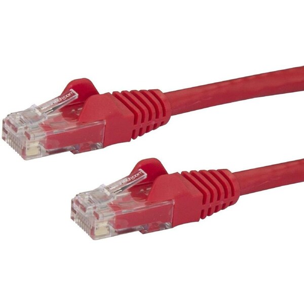StarTech.com 10m CAT6 Ethernet Cable - Red Snagless Gigabit - 100W PoE UTP 650MHz Category 6 Patch Cord UL Certified Wiring/TIA
