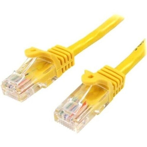 StarTech.com 10m Yellow Cat5e Patch Cable with Snagless RJ45 Connectors - Long Ethernet Cable - 10 m Cat 5e UTP Cable - Make Fas