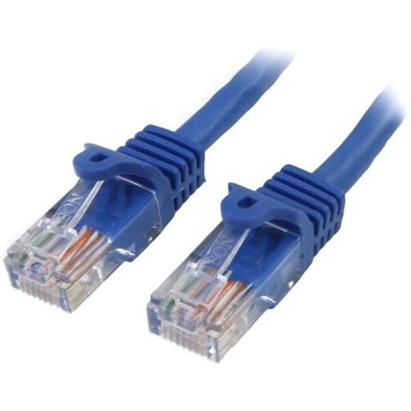 StarTech.com 10m Blue Cat5e Patch Cable with Snagless RJ45 Connectors - Long Ethernet Cable - 10 m Cat 5e UTP Cable - Make Fast