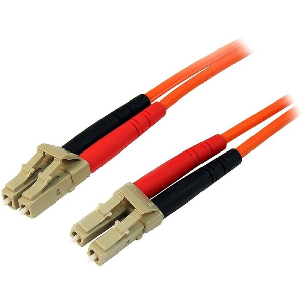 StarTech.com 2m Fiber Optic Cable - Multimode Duplex 50/125 - LSZH Fiber Jumper Cord - LC/LC - Cable for Network Device - First