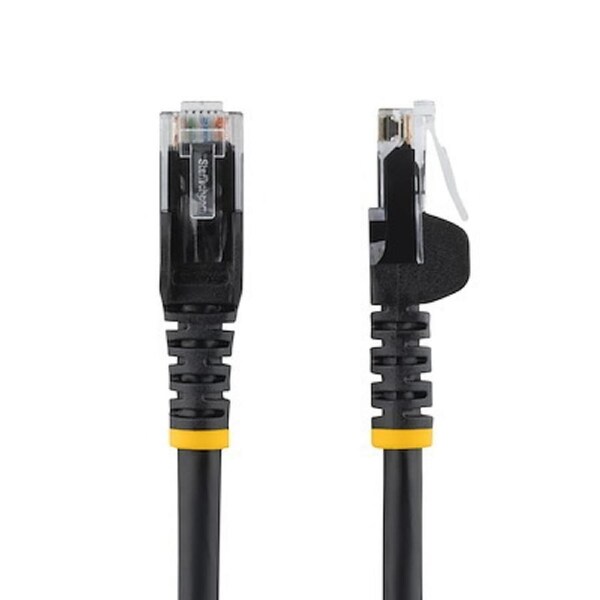 StarTech.com 1.5m CAT6 Ethernet Cable - Black Snagless Gigabit - 100W PoE UTP 650MHz Category 6 Patch Cord UL Certified Wiring/T