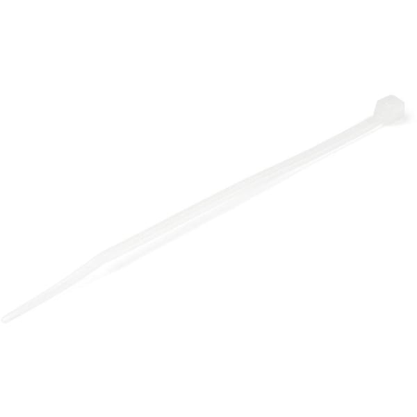 StarTech.com 100 Pack 4" Cable Ties - White Small Nylon/Plastic Zip Ties Adjustable Network Cable Wraps UL TAA - Cable Tie - 99.