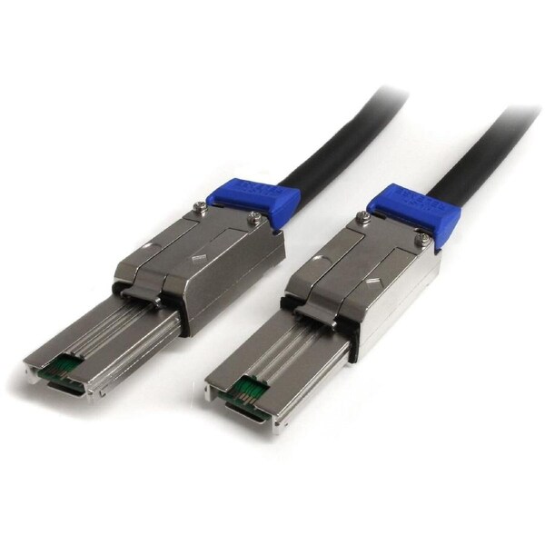 StarTech.com 1m External Mini SAS Cable - Serial Attached SCSI SFF-8088 to SFF-8088 - First End: 1 x 26-pin SFF-8088 Mini-SAS -