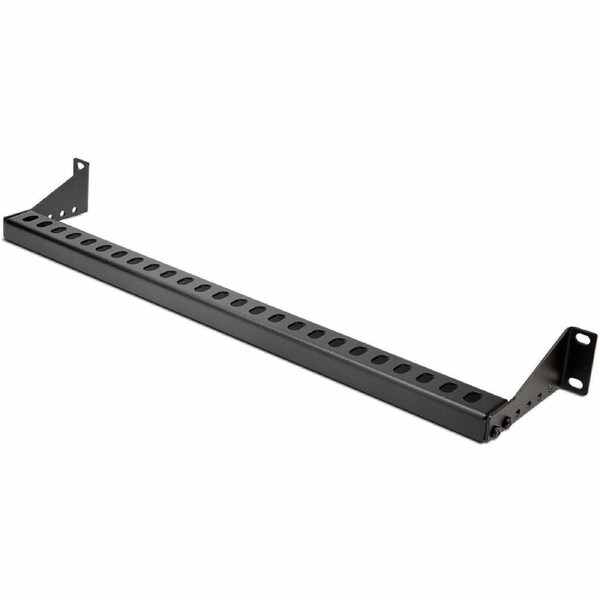 StarTech.com 1U Horizontal Cable Management Bar w/Adjustable Depth, 19" Rack-Mountable Lacing Bar For Organized Racks/Cabinets/P