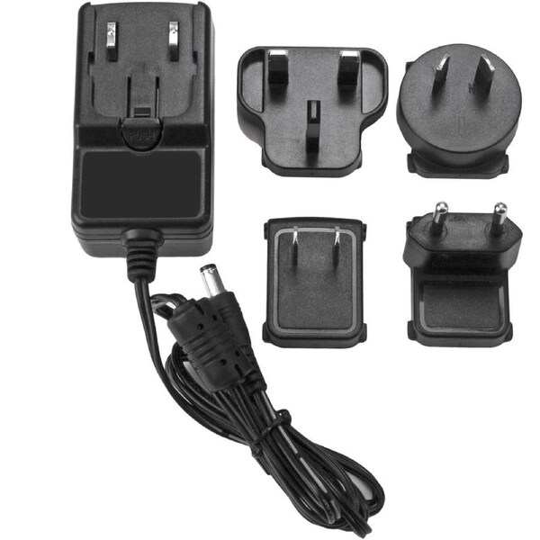 StarTech.com AC Adapter - 1 Each - For Media Converter, Drive Enclosure, Docking Station, Dock, KVM Switch - 12 V DC Output - 2