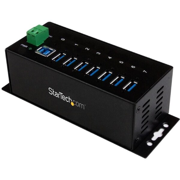 StarTech.com 7 Port Industrial USB 3.0 Hub with ESD - 5Gbps - 7 Total USB Port(s) - 7 USB 3.0 Port(s)