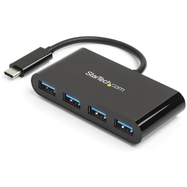 StarTech.com USB C Hub - 4 Port USB C to USB-A (4x) - Bus Powered USB Hub - USB Type C to USB Hub - USB-C to USB - USB 3.0 Type