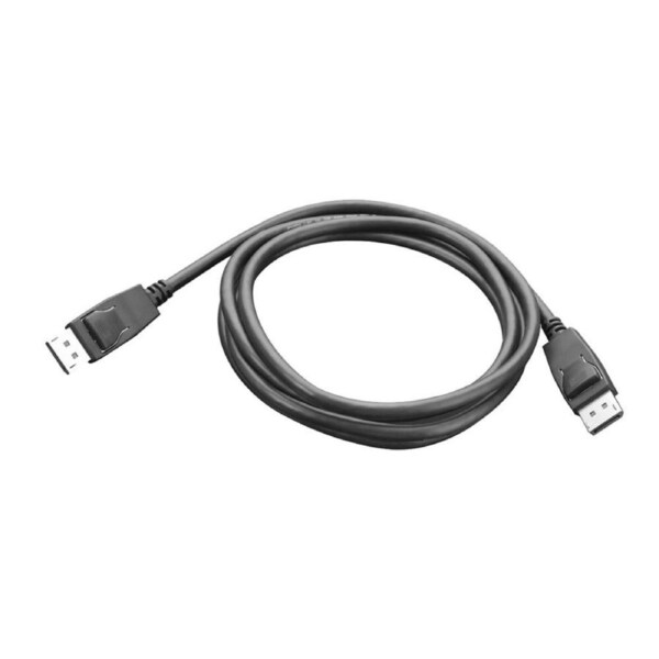 Lenovo 1.80 m DisplayPort A/V Cable for Monitor, PC, TV - First End: 1 x 20-pin DisplayPort 1.2 Digital Audio/Video - Male - Second End: 1 x 20-pin -