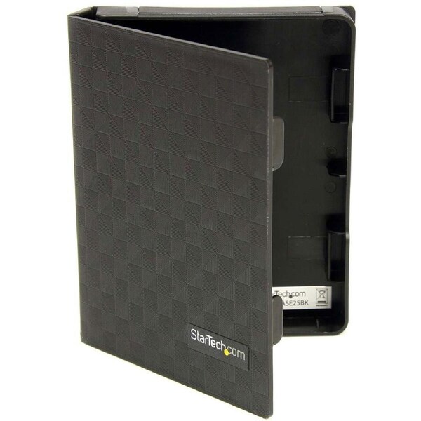 StarTech.com 2.5in Anti-Static Hard Drive Protector Case - Black (3pk) - Polypropylene - Black - 1 Hard Drive