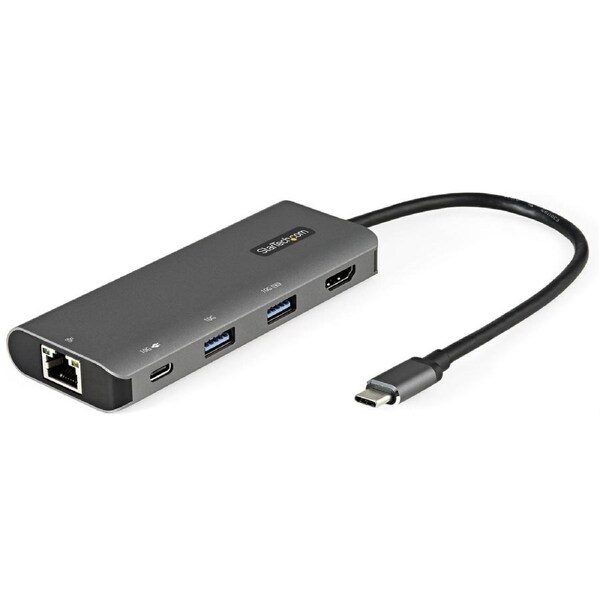 StarTech.com USB 3.1 (3.1 Gen 2) Type C Docking Station for Notebook/Tablet/Workstation/Monitor - 100 W - Grey - 1 Displays Supp