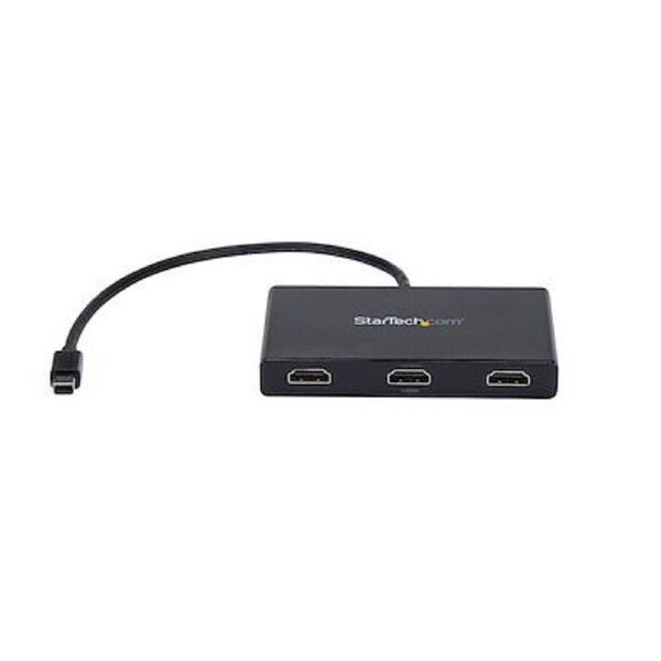 StarTech.com Signal Splitter - Plastic - 30 Hz to 60 Hz - 3840? 2160 - 15.20 m Maximum Operating Distance - DisplayPort - 3 x HDMI Out