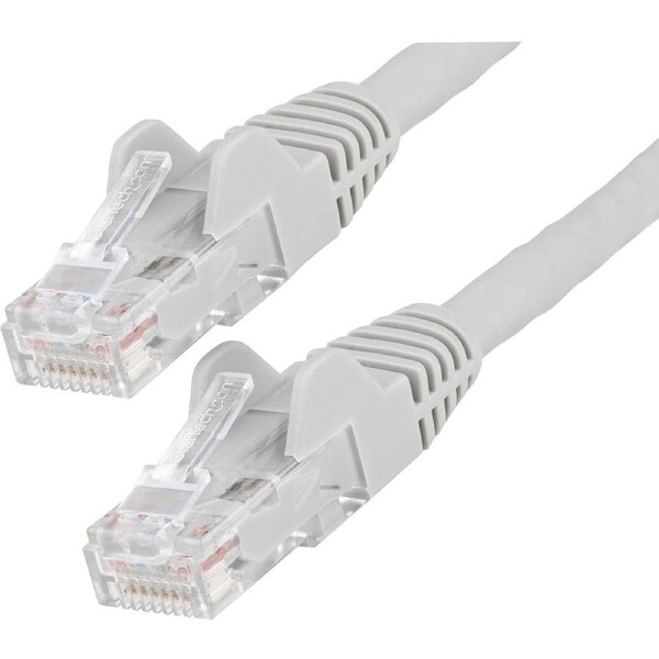 StarTech.com 2m CAT6 Ethernet Cable, LSZH (Low Smoke Zero Halogen), 10 GbE Snagless 100W PoE UTP RJ45 Grey CAT 6 Network Patch C