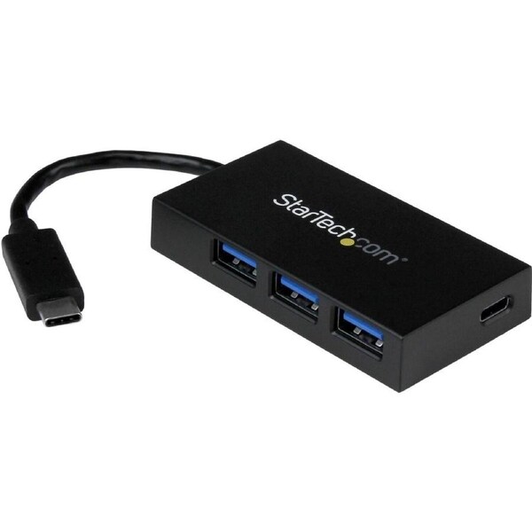 StarTech.com USB C Hub â€" 4 Port USB-C to USB-A (3x) and USB-C (1x) â€" Bus Powered USB Hub â€