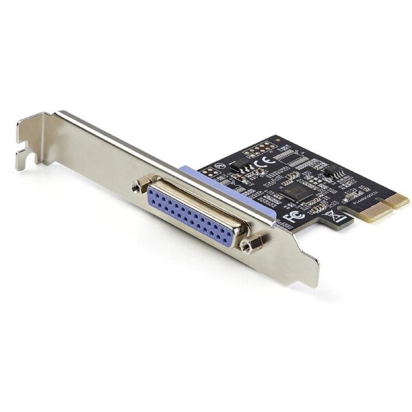 StarTech.com Parallel Adapter - Half-height/Low-profile Plug-in Card - 1 - PCI Express 2.0 x1 - PC, Linux - 1 x Number of Parall