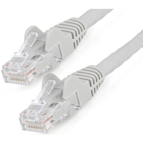 StarTech.com 3m CAT6 Ethernet Cable, LSZH (Low Smoke Zero Halogen), 10 GbE Snagless 100W PoE UTP RJ45 Grey CAT 6 Network Patch C