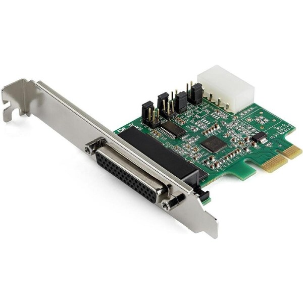 StarTech.com Multiport Serial Adapter - PCI Express 1.1 - 4 x DB-9 RS-232 - Serial, Via Cable - 921.60 kbit/s - 16950 - Plug-in