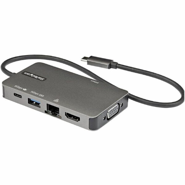 StarTech.com USB Type C Docking Station for Notebook/Tablet/Smartphone - 100 W - 1 Displays Supported - 4K - 3840 x 2160 - 2 x U