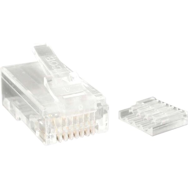 StarTech.com Cat 6 RJ45 Stranded Modular Plug Connector - 50 Pack - 1 x RJ-45 Network Male - Clear