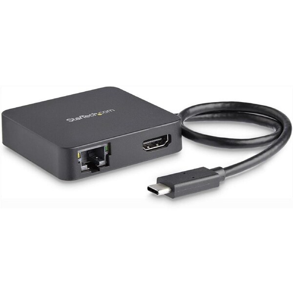 StarTech.com USB Type C Docking Station for Notebook - Black - TAA Compliant - 1 Displays Supported - 4K - 4096 x 2160, 3840 x 2