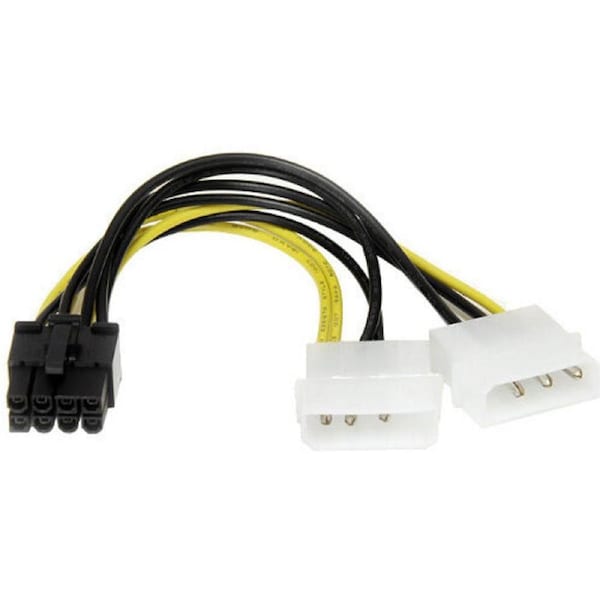 StarTech.com Adapter Cord - 15.24 cm - For PCI Express Card - LP4 / PCI-E - 1 Pcs