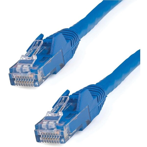 StarTech.com 1m CAT6 Ethernet Cable, LSZH (Low Smoke Zero Halogen), 10 GbE Snagless 100W PoE UTP RJ45 Blue CAT 6 Network Patch C